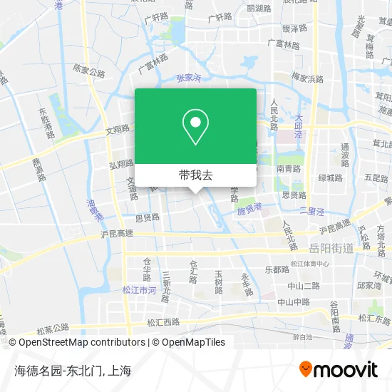 海德名园-东北门地图