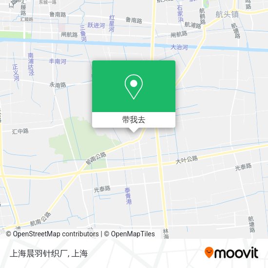 上海晨羽针织厂地图