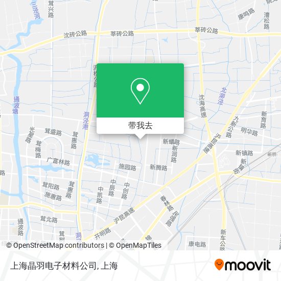 上海晶羽电子材料公司地图