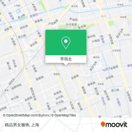 精品男女服饰地图
