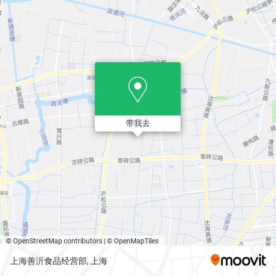 上海善沂食品经营部地图
