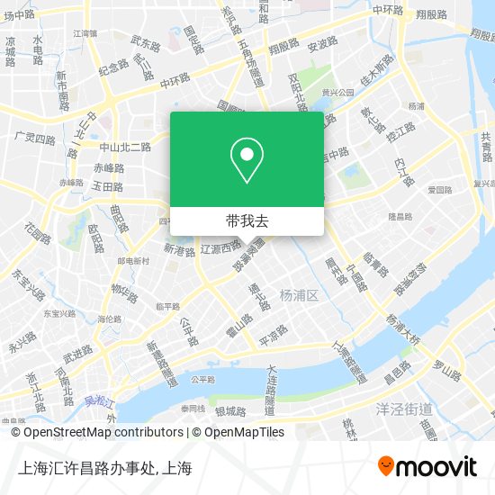 上海汇许昌路办事处地图