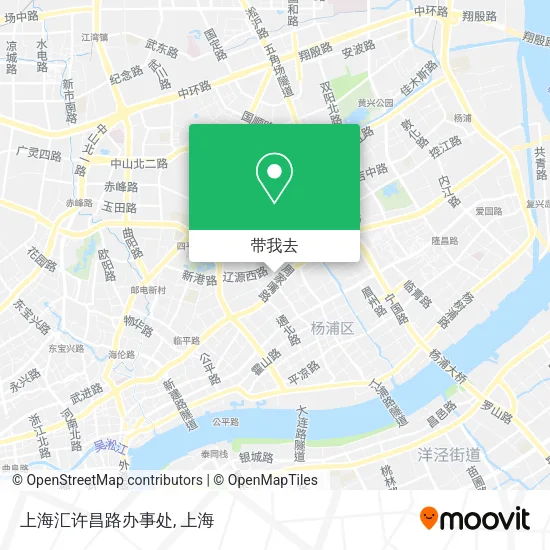 上海汇许昌路办事处地图