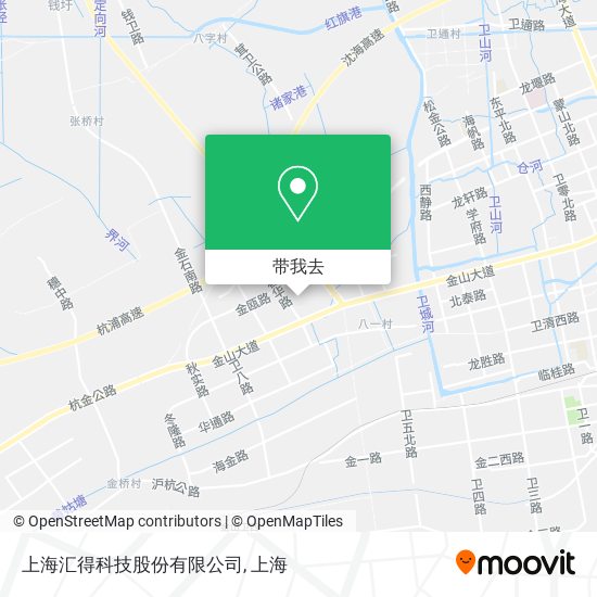 上海汇得科技股份有限公司地图