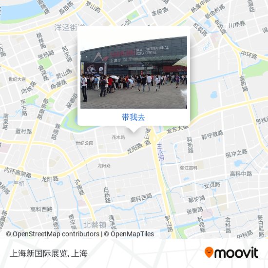 上海新国际展览地图
