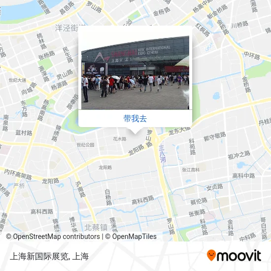 上海新国际展览地图