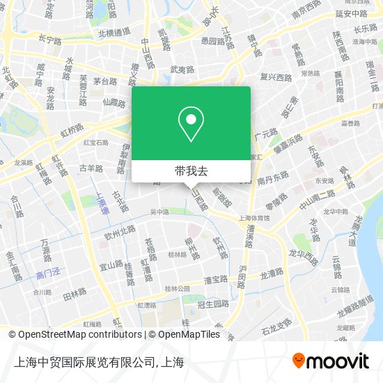 上海中贸国际展览有限公司地图