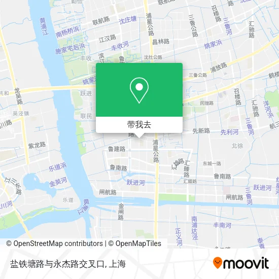 盐铁塘路与永杰路交叉口地图