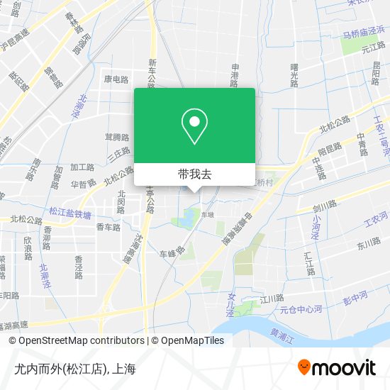 尤内而外(松江店)地图