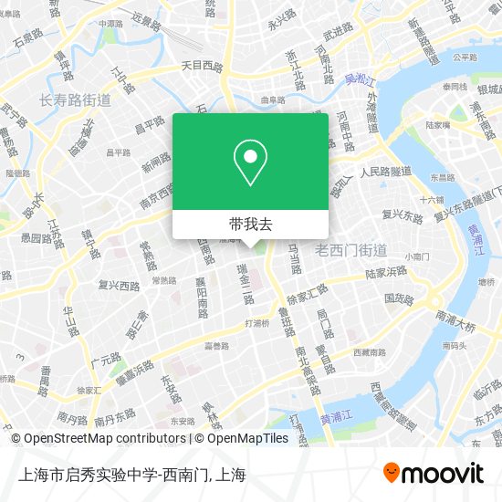 上海市启秀实验中学-西南门地图