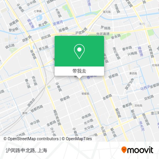 沪闵路申北路地图