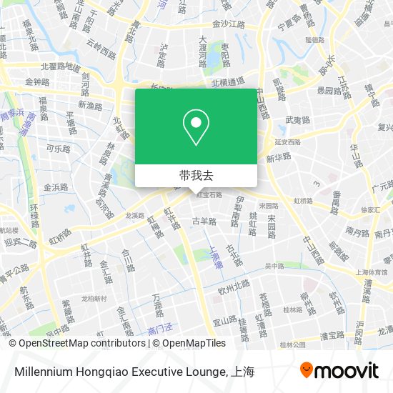 Millennium Hongqiao Executive Lounge地图