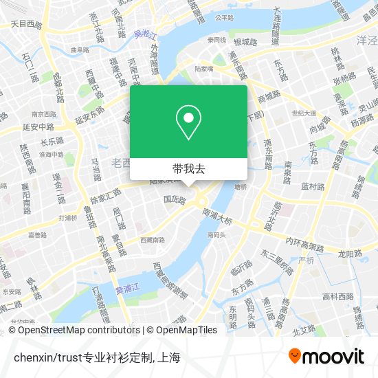 chenxin/trust专业衬衫定制地图