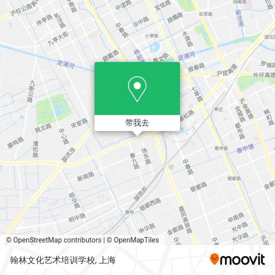 翰林文化艺术培训学校地图