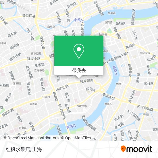 红枫水果店地图