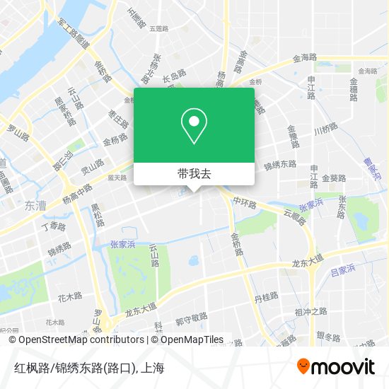 红枫路/锦绣东路(路口)地图