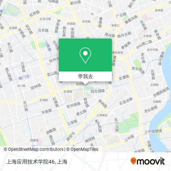上海应用技术学院46地图
