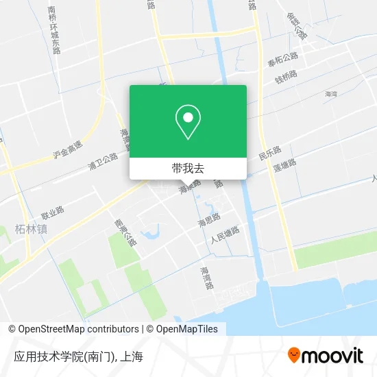 应用技术学院(南门)地图