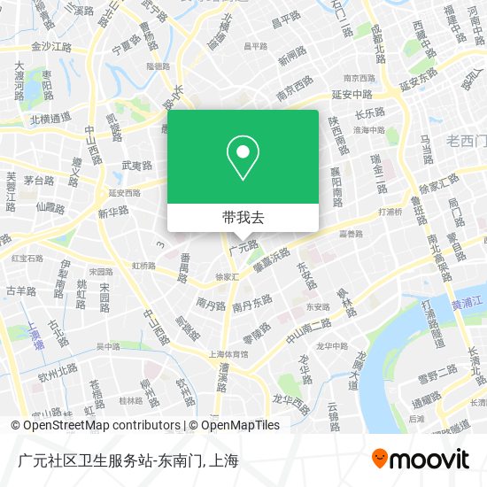 广元社区卫生服务站-东南门地图
