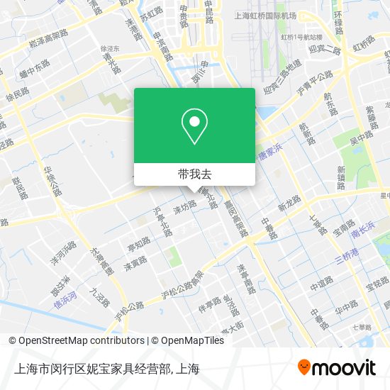 上海市闵行区妮宝家具经营部地图