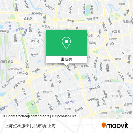 上海虹桥服饰礼品市场地图