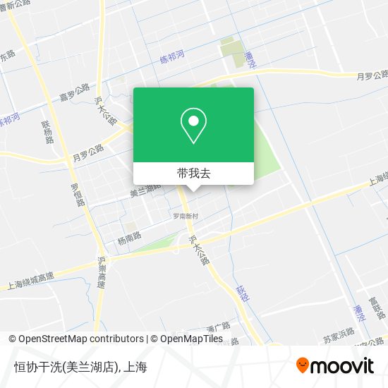 恒协干洗(美兰湖店)地图