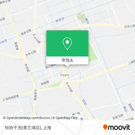 恒协干洗(美兰湖店)地图