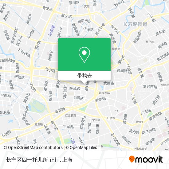 长宁区四一托儿所-正门地图