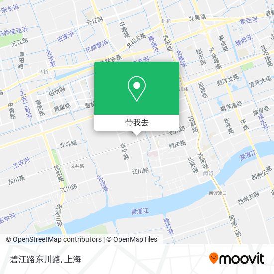 碧江路东川路地图