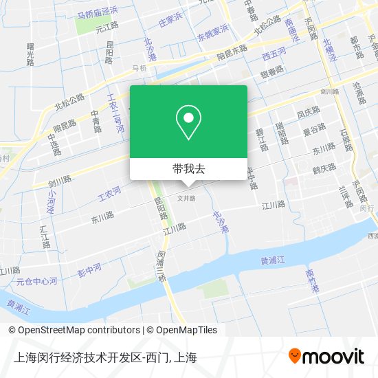 上海闵行经济技术开发区-西门地图