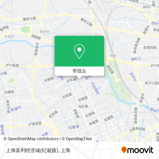 上海富利经济城(纪翟路)地图