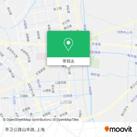 亭卫公路山丰路地图