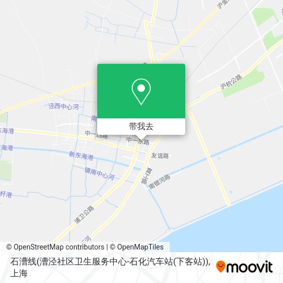 石漕线(漕泾社区卫生服务中心-石化汽车站(下客站))地图