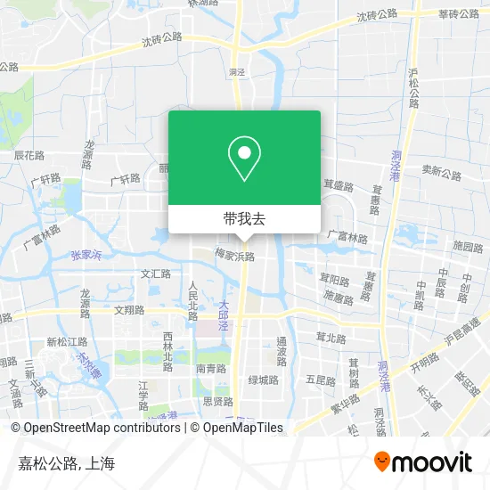 嘉松公路地图
