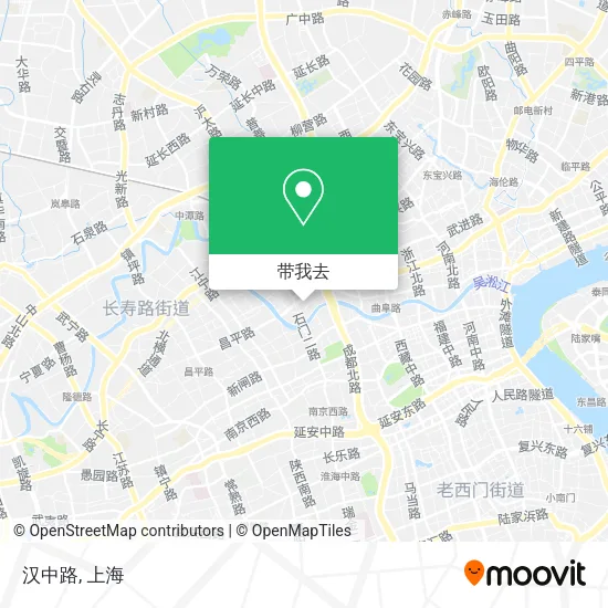 汉中路地图