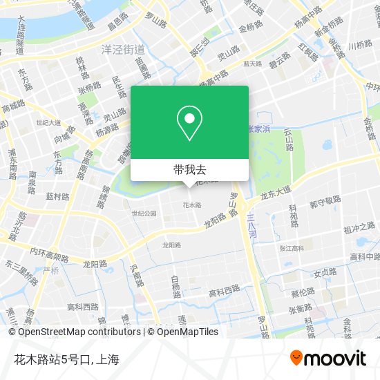 花木路站5号口地图