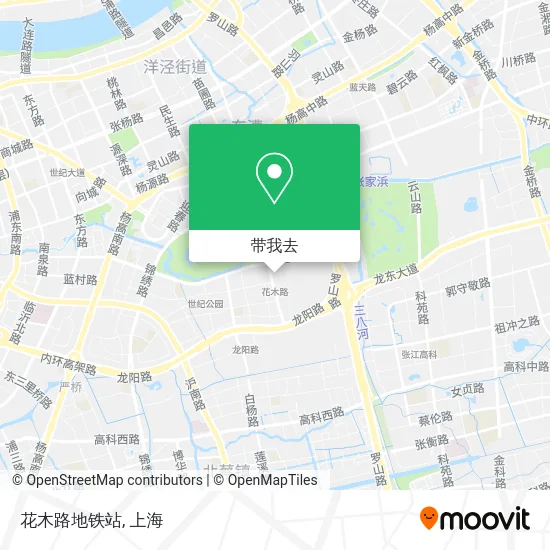 花木路地铁站地图