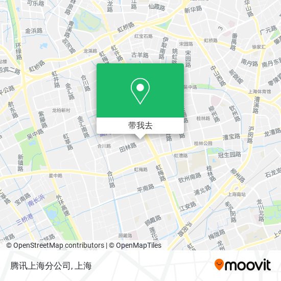 腾讯上海分公司地图