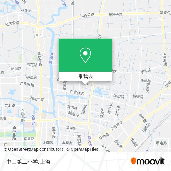 中山第二小学地图