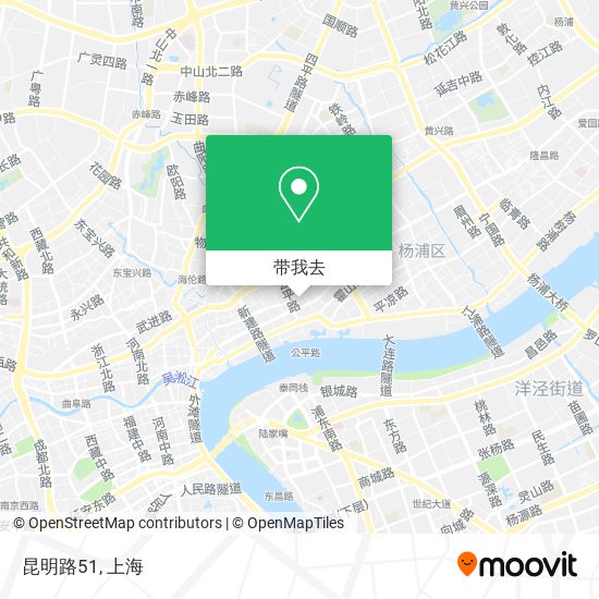 昆明路51地图