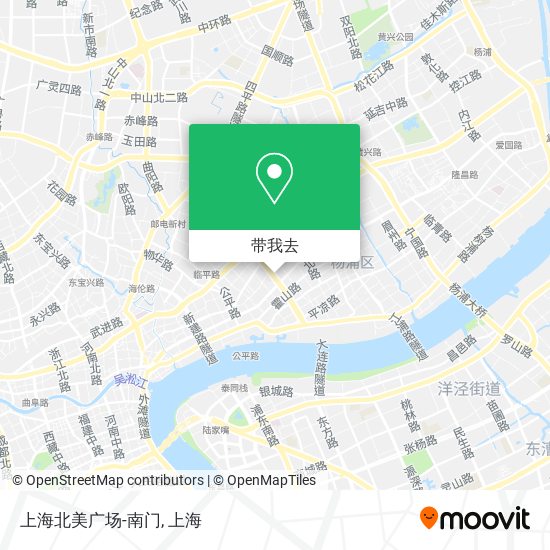 上海北美广场-南门地图