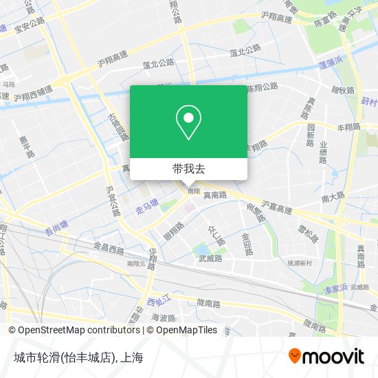 城市轮滑(怡丰城店)地图