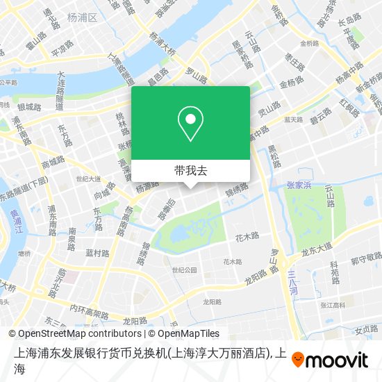 上海浦东发展银行货币兑换机(上海淳大万丽酒店)地图