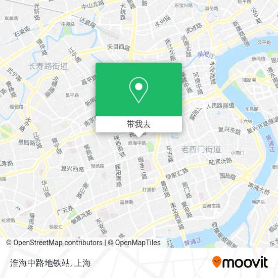 淮海中路地铁站地图