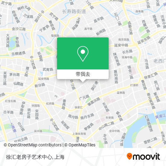 徐汇老房子艺术中心地图