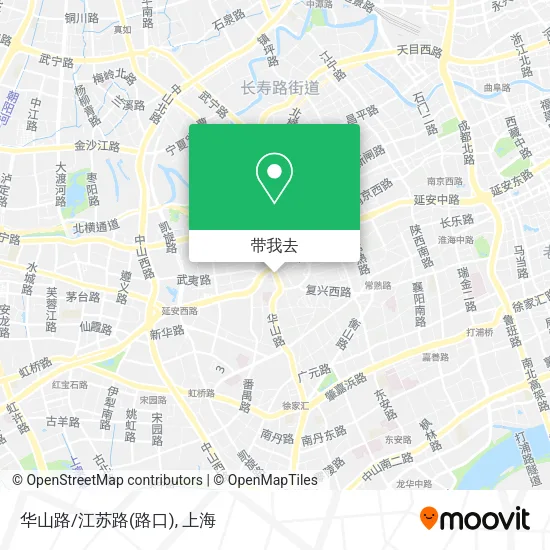 华山路/江苏路(路口)地图
