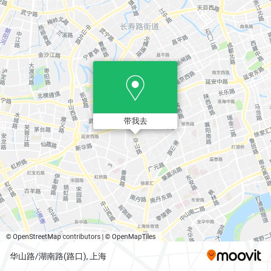 华山路/湖南路(路口)地图