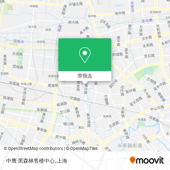 中鹰·黑森林售楼中心地图