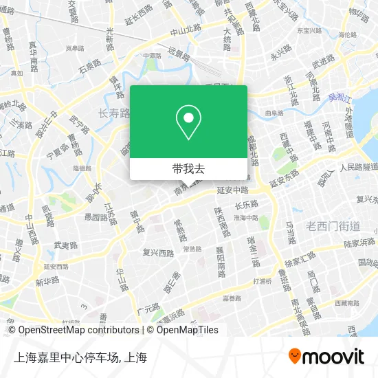 上海嘉里中心停车场地图