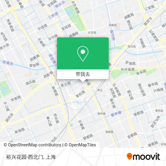 裕兴花园-西北门地图
